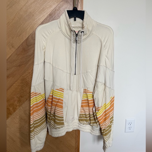 Free people Walk the line pullover in beach combo - Picture 3 of 3